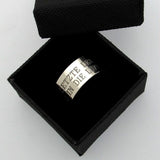 customized sterling silver band