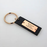Personalized Leather Keychain, Gifts For Dads, My Superman