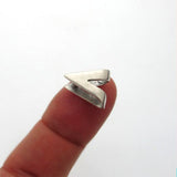 Men Stud Earring, Clip On Triangle Earring, Mens Jewelry