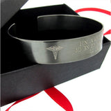 Black POW Bracelet - Gift For Soldier - Army Jewelry