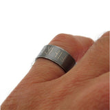 Runes Jewelry Black Band, Viking Ring, Norse Jewelry