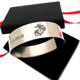 US Army bracelet - Gifts for marines - Sterling Silver KIA Cuff